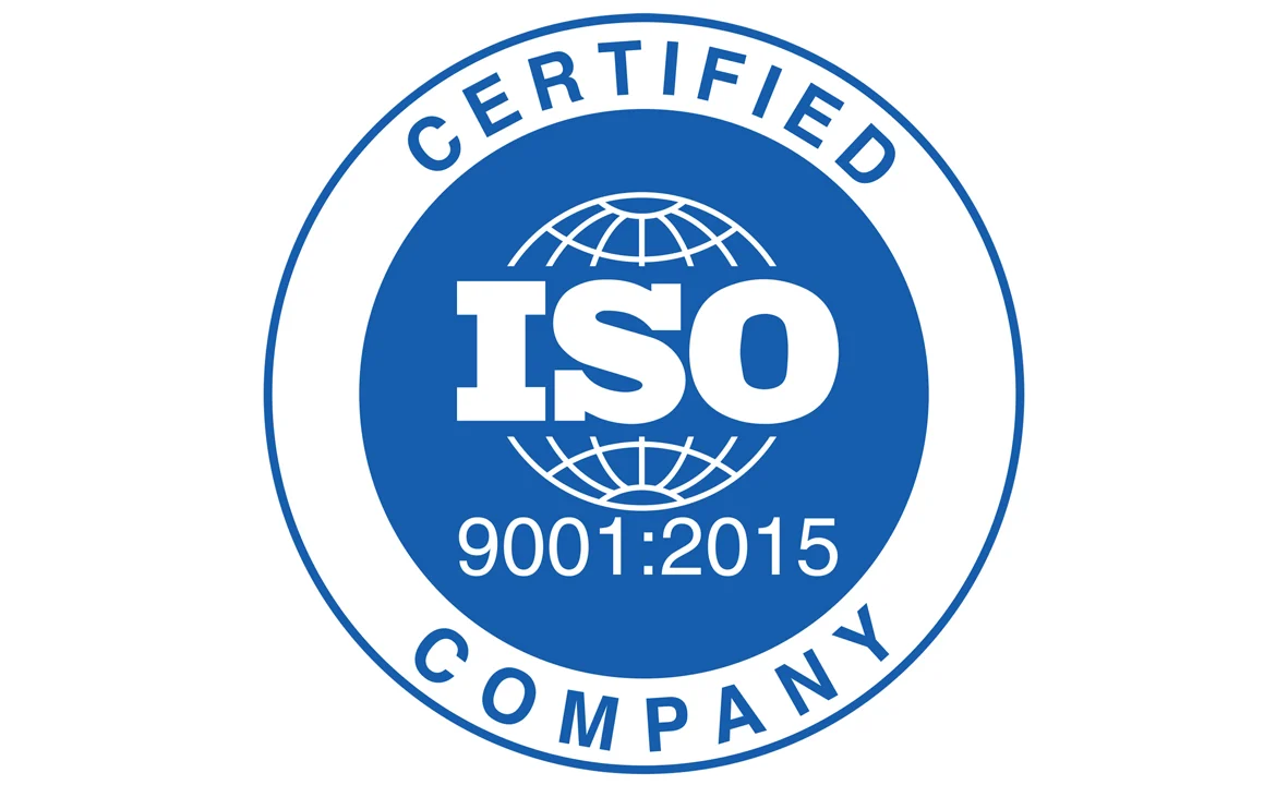 ISO 9001:2015 certified